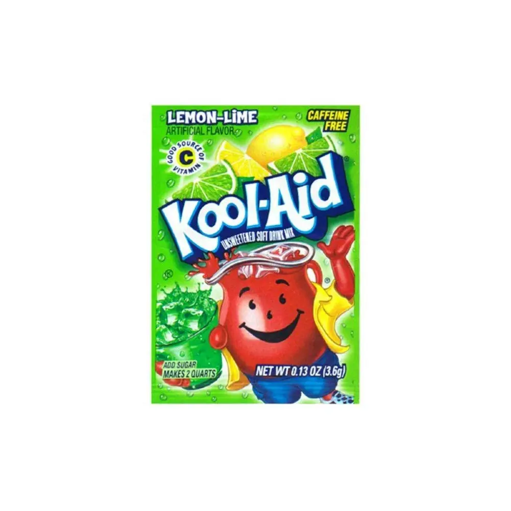 Kool-Aid Artificial Lemon Lime Juice Drink Mix Powder Packet, 0.13 oz