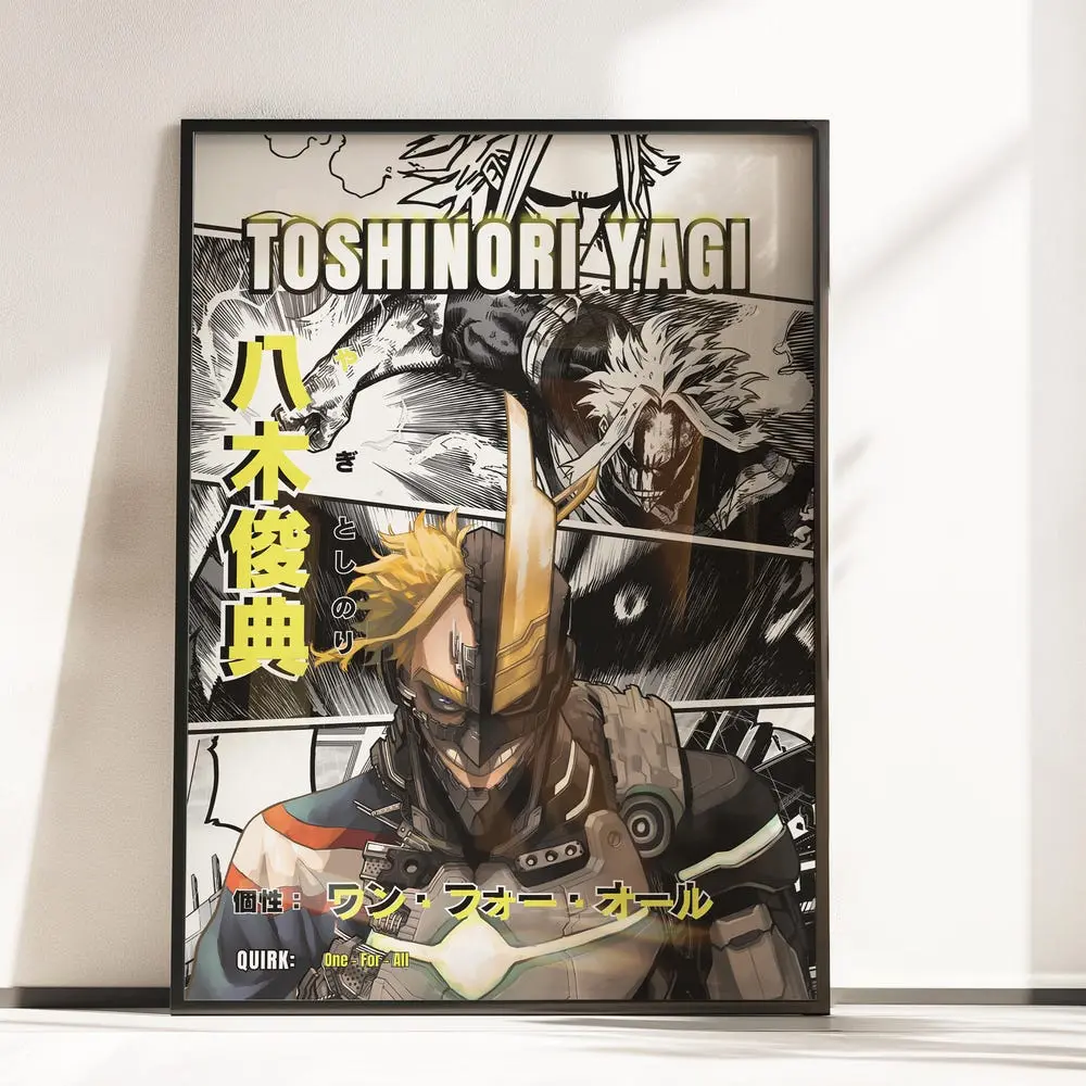 All Might Poster: Toshinori Yagi, The Last Stand Anime Art