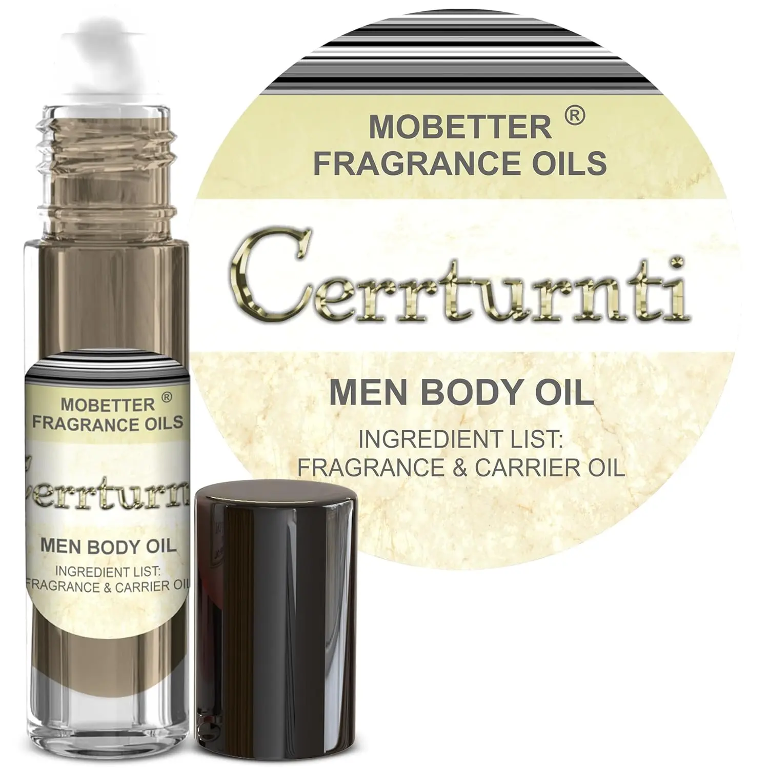 MOBETTER FRAGRANCE OILS Cerrturnti Fragrance Body Oil for Men