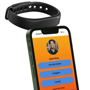 NFC Smart Bracelet for Smartphones - Android & Apple compatible! The Future of Networking