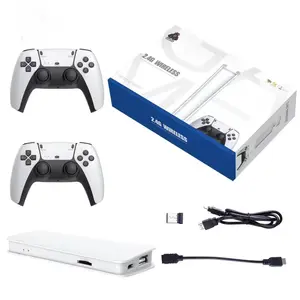 2025 New Cheap M15 Pro Video Game Box Classic Retro Game TV Stick With 2.4G Wireless Gamepads With 20000 Games