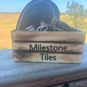 Heart Monthly Milestone Tiles - 12pc, Wooden Heart, Photo Accessories