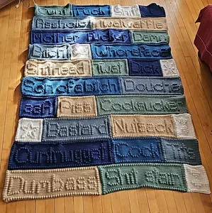 Crochet swear blanket