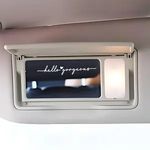 3PS/SET Heartwarming Quote Car Sticker Set, Including "hello gorgeous" & Other Inspirational Decals, Add Confidence & Encouragement Style to Your Vehicle with Creative Decor, Sticker for Cars