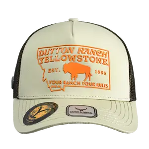 YELLOWSTONE COWBOY TRUCKER HAT RANCH & CORRAL AUTHENTIC -YW18