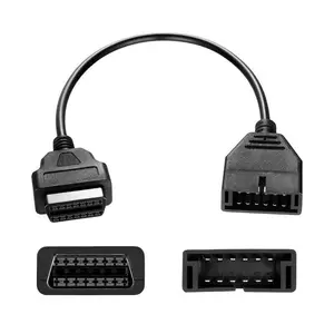 12 Pin OBD1 To 16 Pin OBD2 Convertor Adapter Cable For GM Diagnostic Scanner US