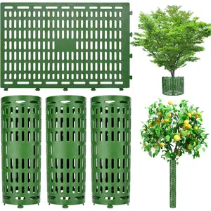 Tree Bags Set of 3/6/10, Tree Skin Protection, Plant Cage Garden Fence Animal Barrier, Suitable for Seedlings, Extensible Mesh Trunk Cover