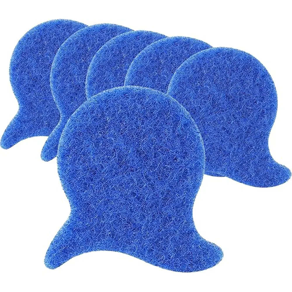 Pet Hair Remover for Laundry, 6PCS Reusable Dog & Cat Hair Remover Tool - Removes Pet Fur, Hair, Lint, Dander from Clothes &Washing Machine. (Blue, Fish Tail)