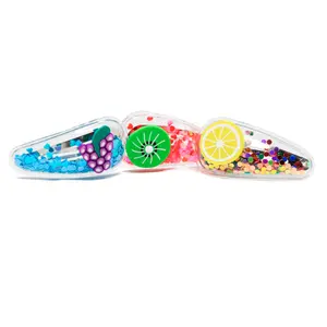 5-Pack Fruits Hair Snap Clip