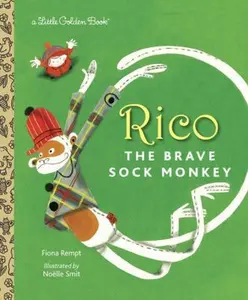 USED-Rico the Brave Sock Monkey (Little Golden Book) by Fiona Rempt (Hardcover)