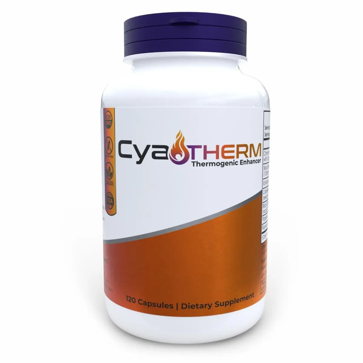 Cyatherm Capsules | 7-Botanical Daily Energy & Wellness Blend | CaloriBurn® Grains of Paradise + Black Ginger Extract