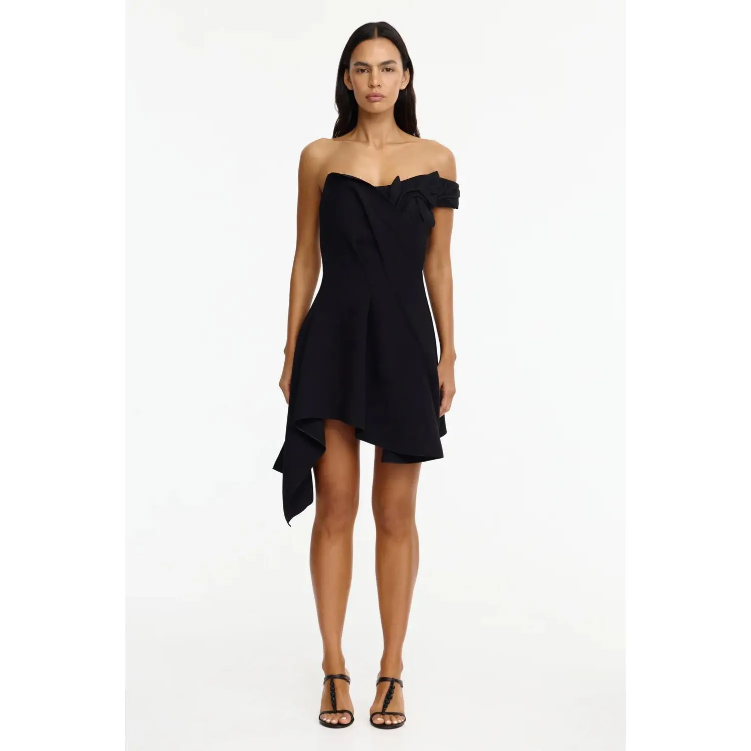 Acler Middletown Mini Dress in Black