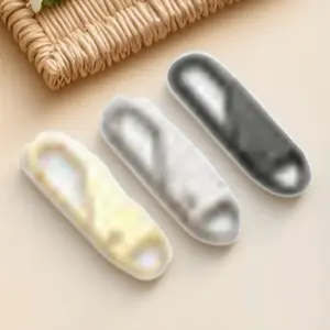 5-Pack Alloy Zipper Repair Kit, Universal Replacement Zipper Pulls for Luggage Backpack Jacket Shoes, Anti-Rust Durable DIY Slider Fix with Secure Locking, Easy Clip-On Zipper Heads for Maintenance, Plain Pocket Zipper