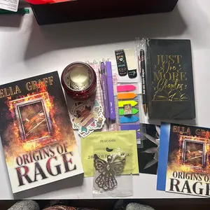 Origins of Rage - special author box- colors of some items will vary.