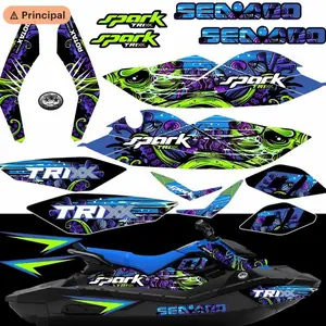 Seadoo Spark Trix Custom Fit Decals - Sticker Kit for 2-Up, 3-Up Jet Skis