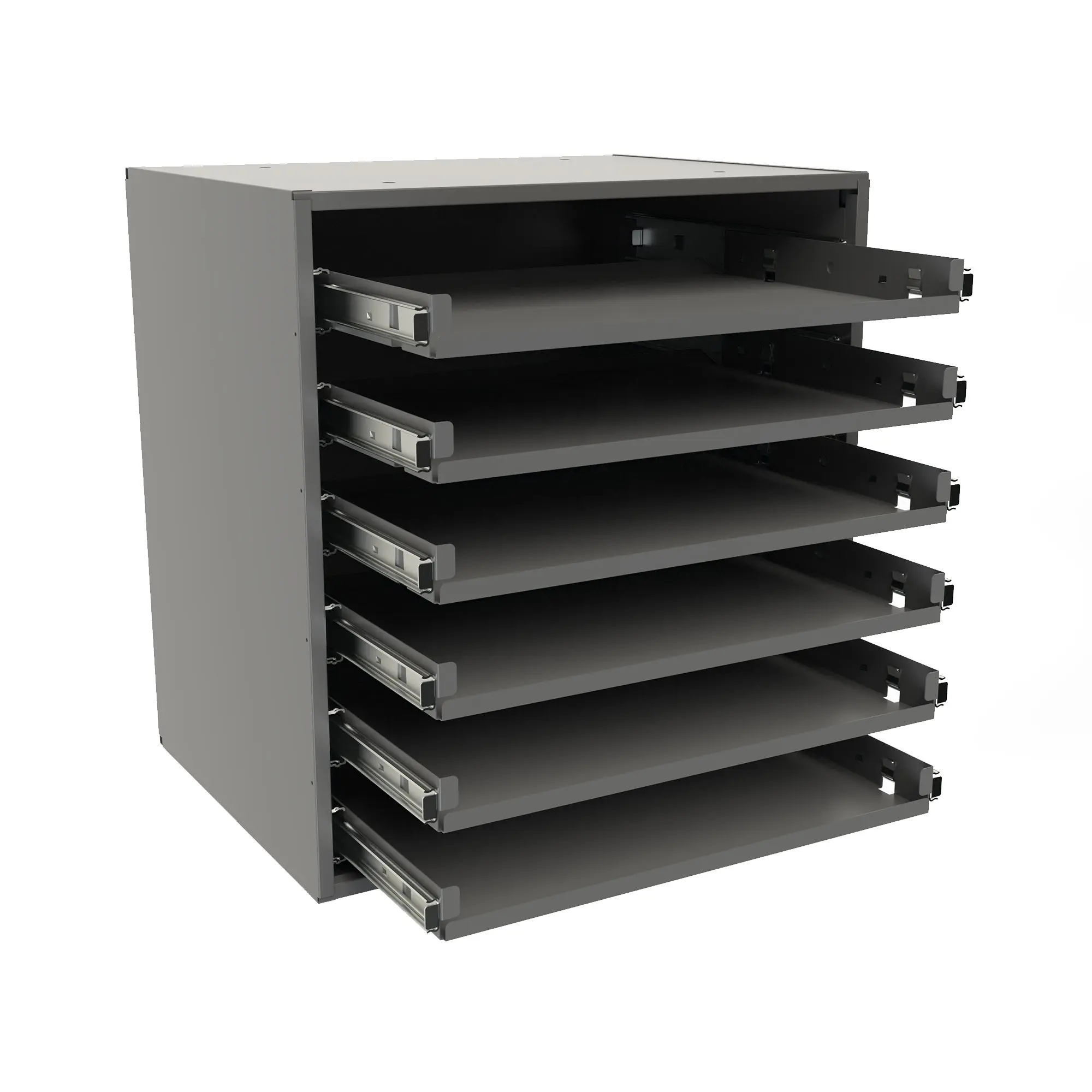 6 Drawer Bearing Slide Metal Storage Rack Cabinet