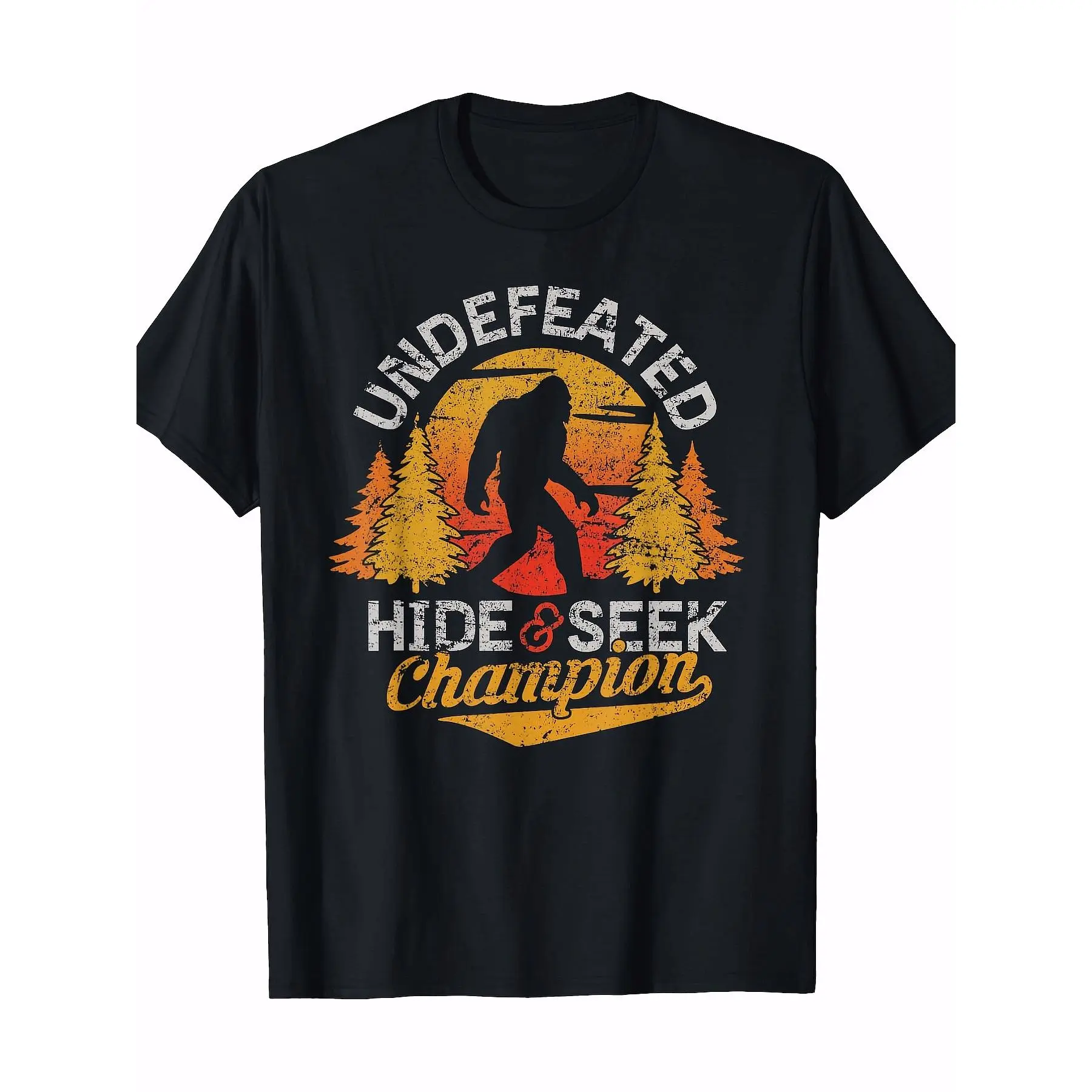 Peekaboo Shirt Sasquatch T-Shirt - Soft 100% Cotton,   Premium Quality, Comfortable Men'S Tee for Everyday Wear