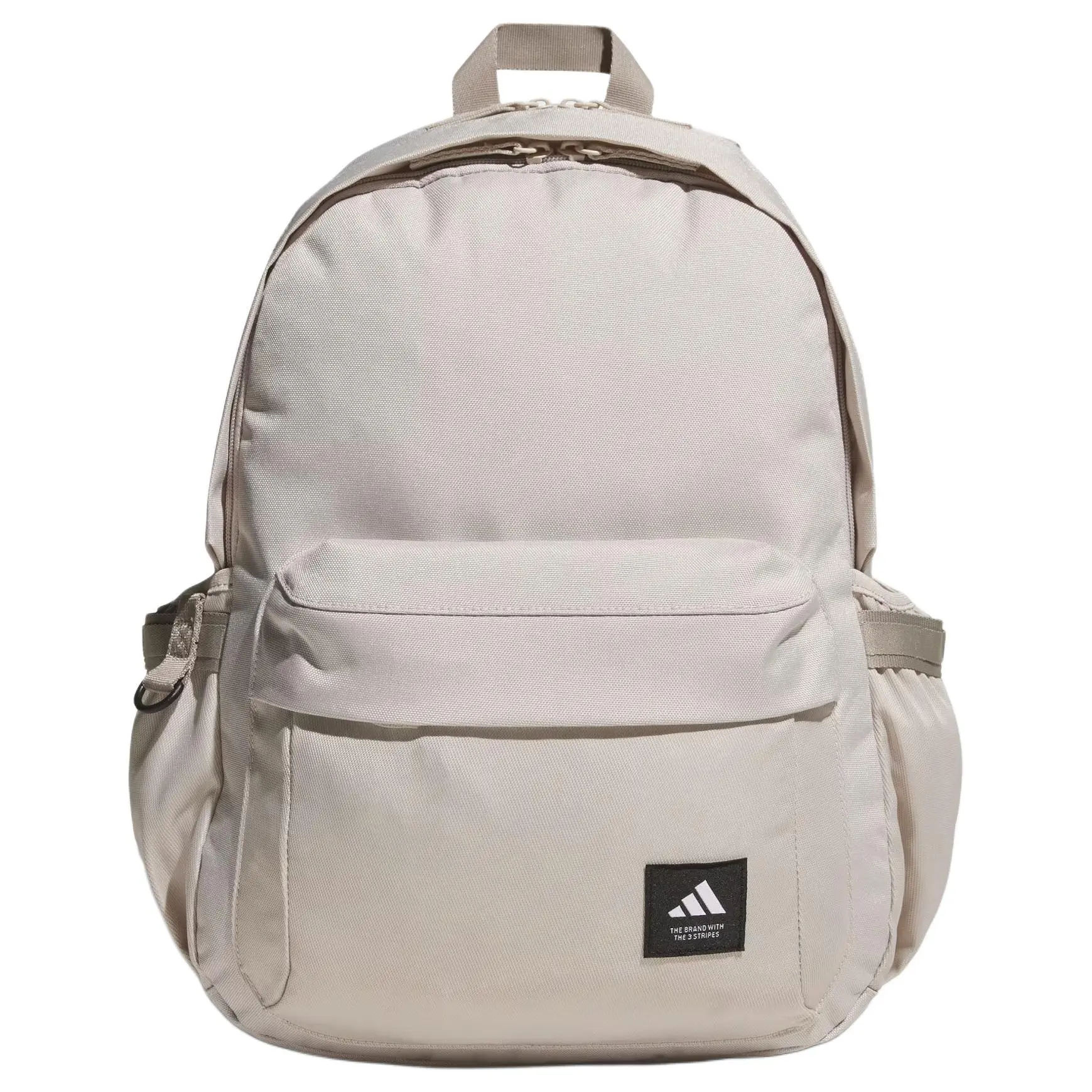 Adidas Durable Material-Mix Backpack, Letter Logo Patch Design, Thermoplastic Elastomer Construction, Unisex Couple Style, Mirage Alumina Brown, Durable Backpack
