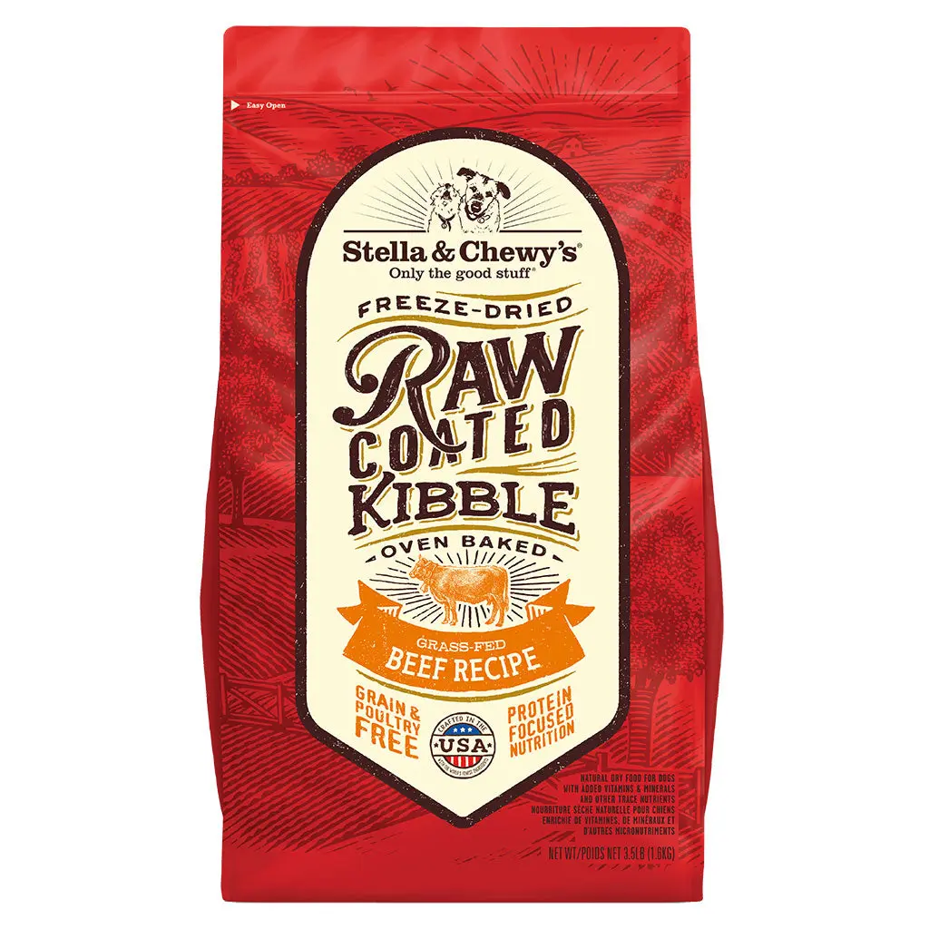 Grass-Fed Beef Raw Coated Grain-Free Kibble