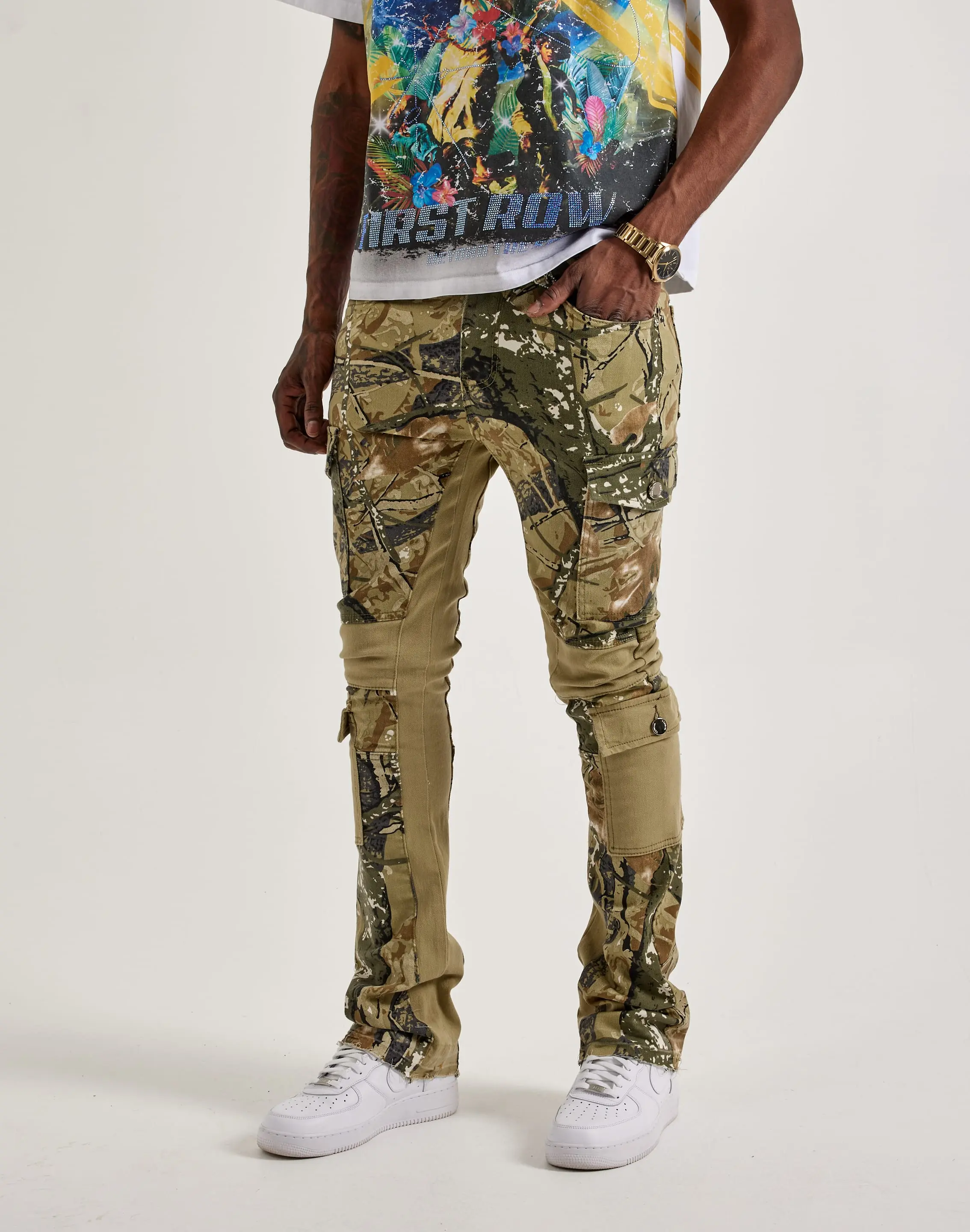 Mens WAIMEA Stacked Cargo Pants