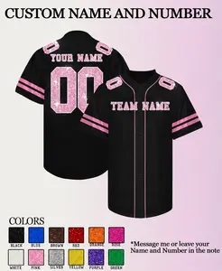 Custom Team Name and Number Baseball Jersey Personalized Stitched Name Number Baseball Fans Gift