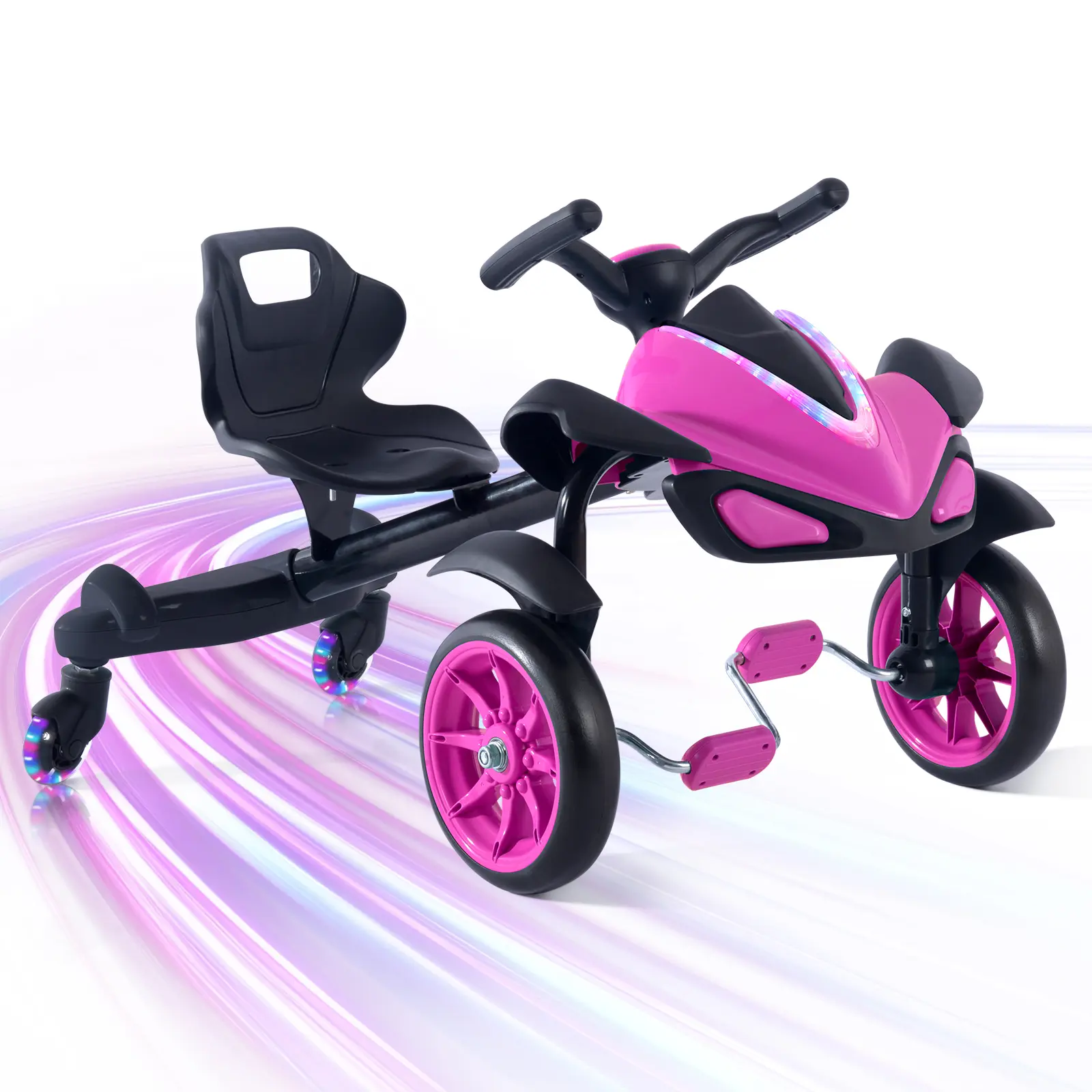 2-in-1 Kids Drift Bike - Crazy Drift Cart for Toddlers and 3-5 Years Old Kids 2-in-1 Kids Drift Bike - Crazy Drift Cart for Toddlers and 3-5 Years Old Kids