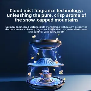 2026 New Model Smart Cloud Mist Car Aromatherapy Machine High-end Perfume with a Luxurious Feel Automatic Car Fragrance Sprayer