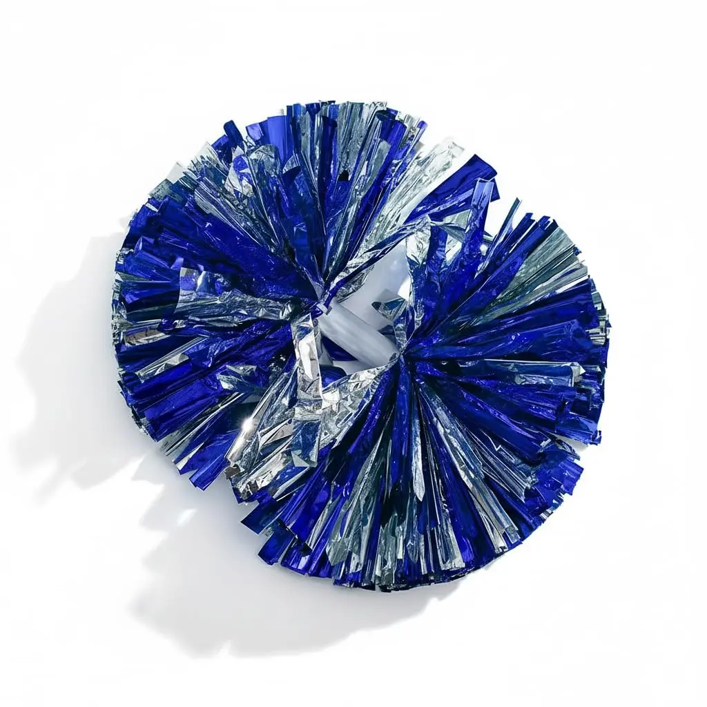 Metallic Blue & Silver Foil