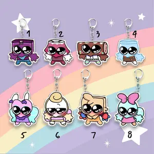 Dandy's World Acrylic Keychains, Kawaii Keychains, Funny Keychain, Cute Accessory, Fun Charm For Backpack Or Purse | High Quality and Customer Favorite Items