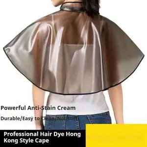 Hair dyeing shawl, a specialized scarf and hair wrap designed for barbershops – perfect for perming, coloring, and hair styling. Waterproof and non-stick, these products are professionally designed to prevent hair from sticking to the wrap.
