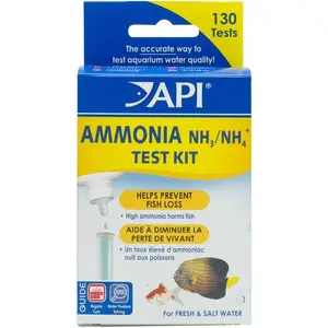 Ammonia 130-Test Kit for Freshwater and Saltwater Aquariums