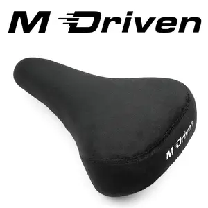 M Driven Comfortable Flannel Bike Seat Pad, Dual Track Lock Design, High Elasticity Support Material, Suitable for Bmx, Mountain, Long Distance Bikes