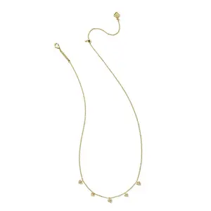 Kendra Scott Anna Pave Strand Necklace - Gold