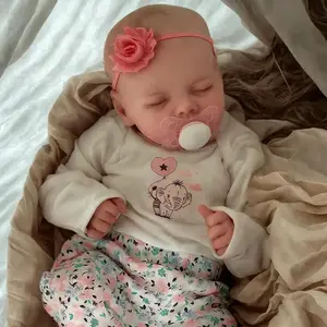 BABESIDE Lifelike Reborn Baby Dolls Twinnie & Noah - 17/20Inch - Soft Full Vinyl Body Realistic-Newborn Baby Dolls Full Vinyl Body Poseable Baby with Feeding Kit Gift Box for Kids Age 3+