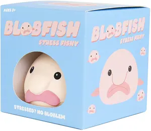 🐟 Blobfish Stress Toy – Squishy Ocean Floor Friend