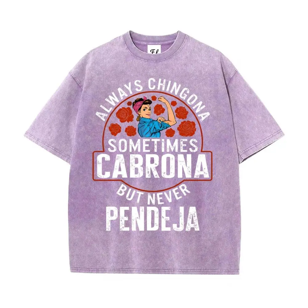 Violet_Acid Wash Tee