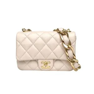 Pre-owned CHANEL leather Tote Bags 【DIZ】 22P Single shoulder Bag with Thick ChainP255129748