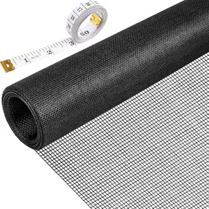 48"X102" Fiberglass Window Screen Replacement Mesh, Window Screen Door Repair Kit with Ruler for Patio Porch Sliding Door House Windows, Pool and Pet Use