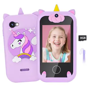 Kids' Toy Smartphone — Unicorn-Themed Birthday Gift. Ideal for: Long Car Rides, Traffic Jams, Airport Layovers, or While Cooking. A Must-Have for Busy Parents!