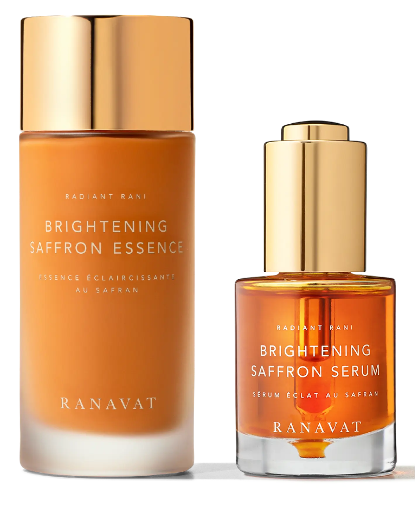 RANAVAT I Am Radiant - Brightening Saffron Serum (30mL) & Brightening Saffron Essence (100mL)