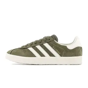 Adidas Gazelle 85 Shoes - Men's Casual Sneakers with White and Olive Green Design, Ideal for Running and Training