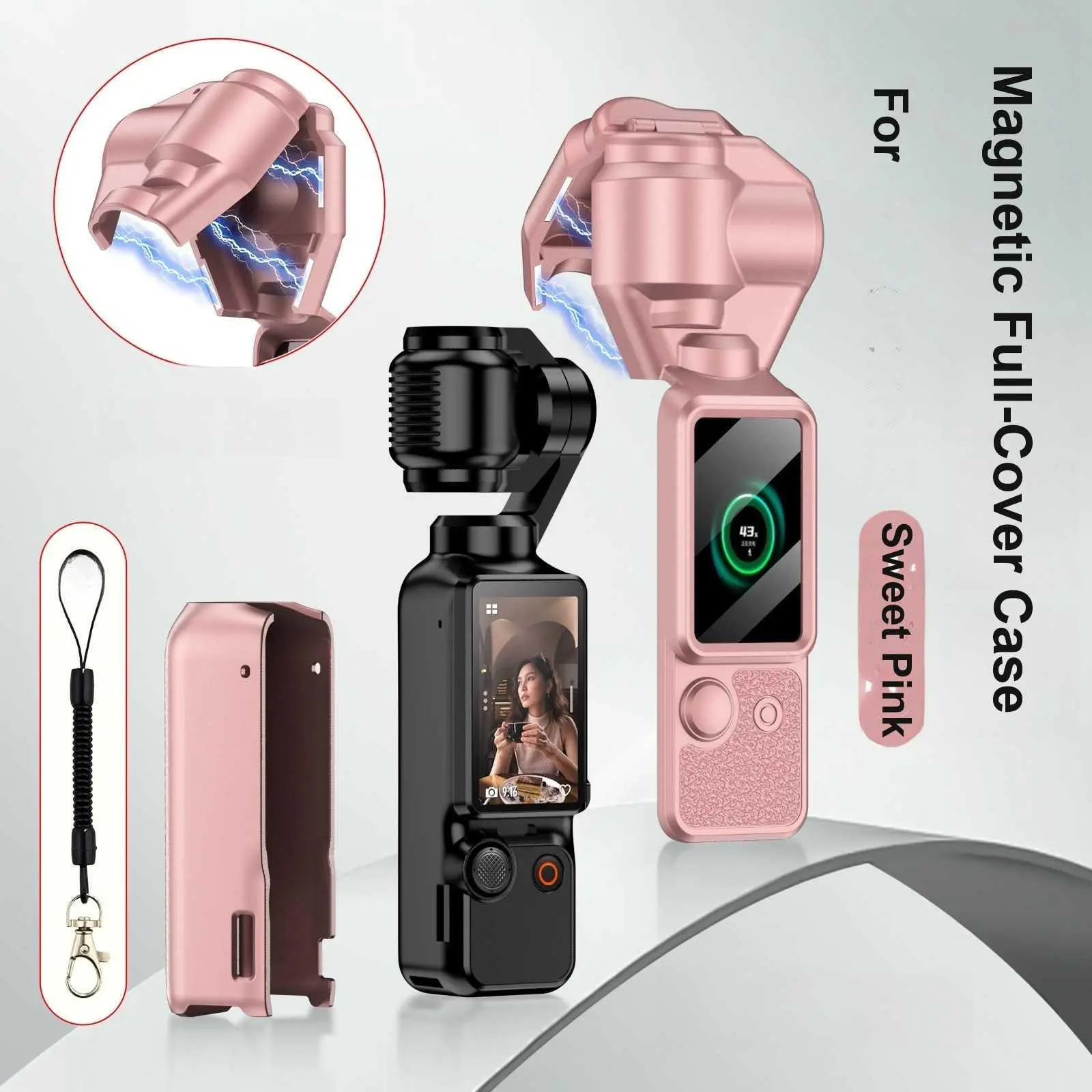 For DJI Pocket 3 Protective Case Lens Cap Camera Cover For OSMO Gimbal Camera Accessory Minimalist Style HNQ24PL