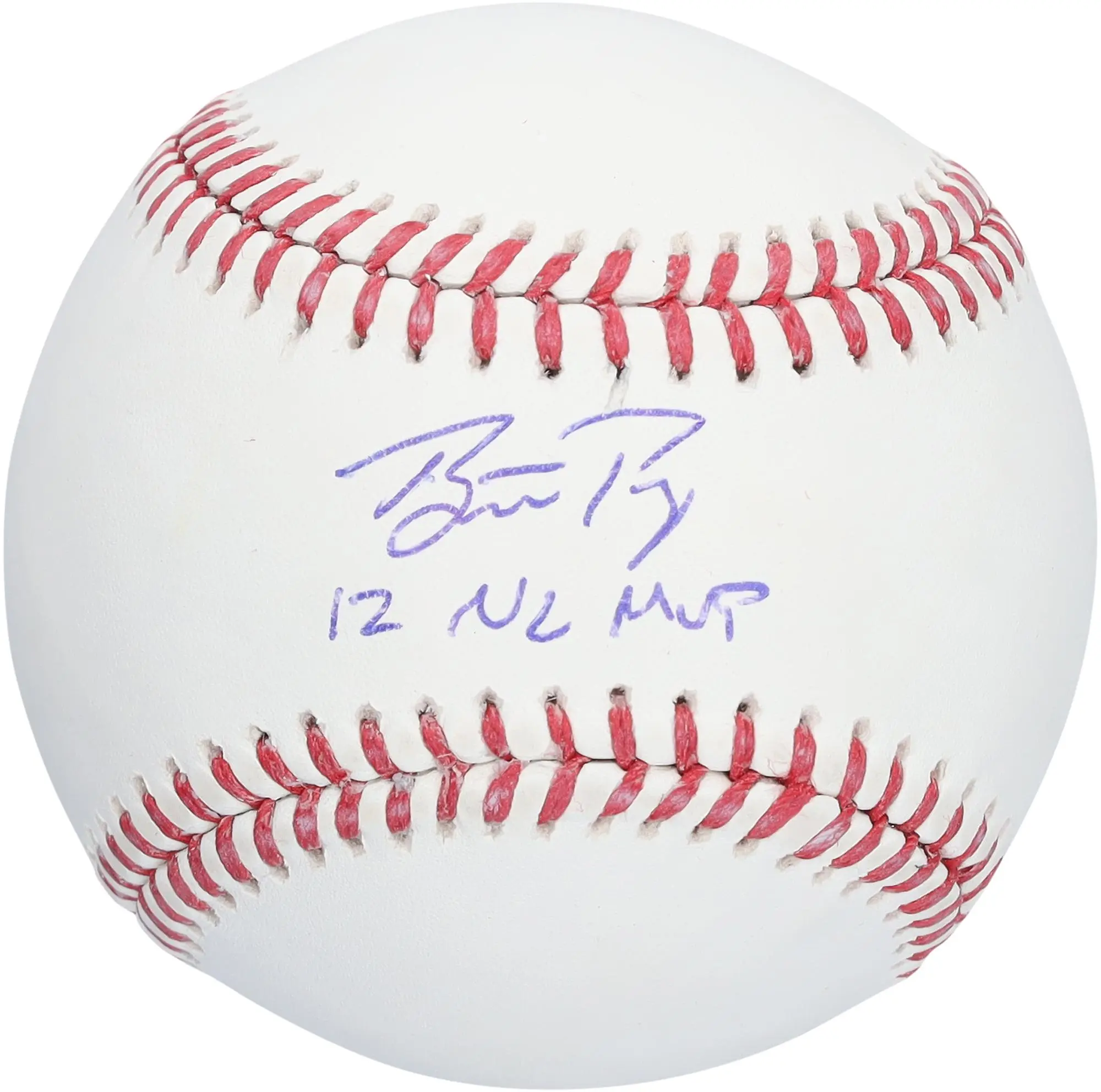 Buster Posey San Francisco Giants Autographed Baseball with "12 NL MVP" Inscription - Fanatics Authentic Certified
