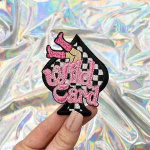 Wild Card Spade Patch with Cowgirl Boots