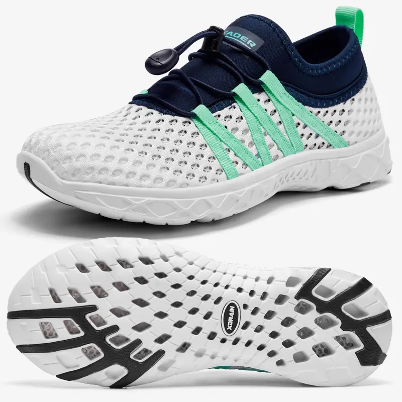 Aleader Women's Low Top Slip-On Water Shoes - Quick-Drying Drain EVA Sole, Breathable Mesh Upper, Water-Resistant Aqua Shoes for Outdoor, Pool Use, Lightweight Fashion Sports Footwear | Spotlight Day