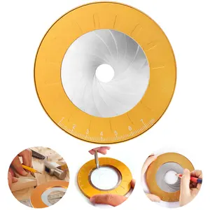 Adjustable Metal Circle Drawing Tool - Professional Circle Ruler,Extendable Fine Line Marker,Geometric Drafting Tool,for Home Decor DIY Craft Projects