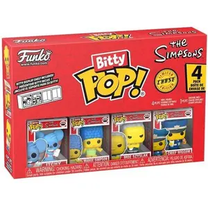Funko Bitty POP!: The Simpsons - Itchy 4-Pack  [Collectible Figurine/Statue/Bust] Vinyl figurine/statue, 4 Pack, Collectible