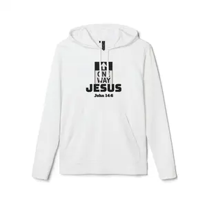 Jesus Fleece Hoodie -  Inspirational Fashion, Christian Apparel, Faith-Based Clothing, Casual Wear, Gift Idea
