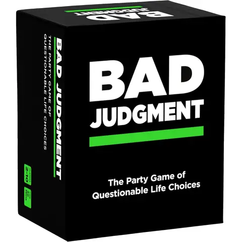 BAD JUDGMENT Party Game – Adult Card Game for Friends & Game Night | Funny Conversation & Icebreaker Board Game for Parties, Pregames, Social Gatherings & Fun Gift Ideas