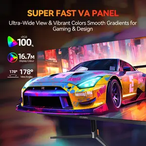 CUNPU G24FV24 24’’ 240Hz Gaming Monitor,FHD 1080P Fast VA,1ms MPRT Adaptive Sync,HDMI 2.1 DP1.4 , PS5 Xbox PC Monitor